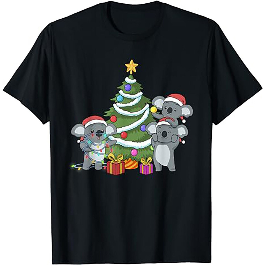 เสื้อยืด Koala Christmas Tree Funny Koala