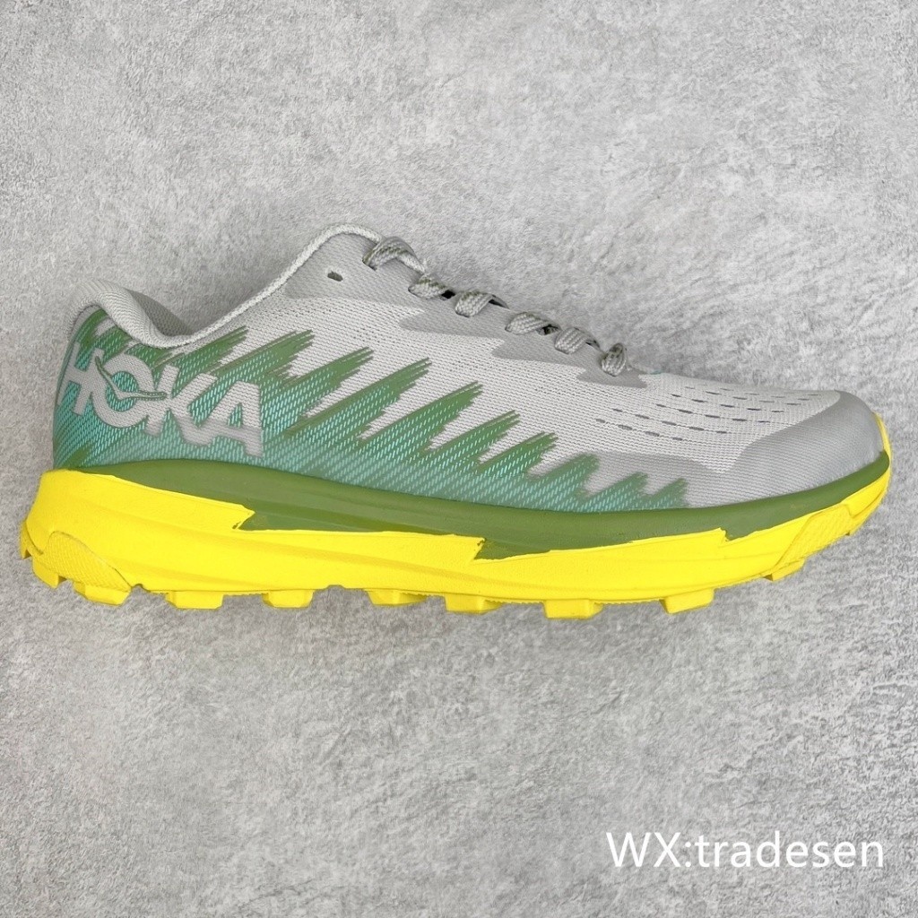 2025New Hoka ONE ONE Torrent 3 thyme/Fiesta Grey Green YELLOW Trail-รองเท้าวิ่ง