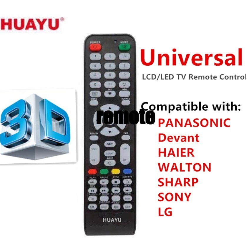 สําหรับ Universal Devant Huayu RM-L1210+E RM-L1210+F RM-L1210+D LCD LED TV สําหรับ LCD LED TV Player