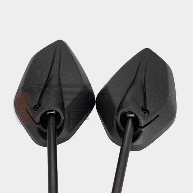 กระจกมองข้าง กระจกมองหลัง ติดรถ NMAX/AEROX/MIO125/GT125/TTX/ M-Slaz/Mio/ Exciter ใส่ได้หลายรุ่น สีดำ/1คู่ พร้อมส่ง - รูปที่ 6