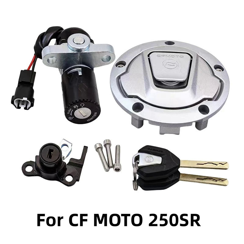 ชุดกุญแจ300SR 250SR สำหรับ CFMOTO CF Moto CF250SR 250 SR 2016-2021 300S R สวิตช์จุดระเบิดรถจักรยานยน
