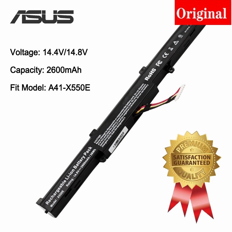 ✿A41-X550E แบตเตอรี่เดิมสำหรับ Asus x550e x550z k550e K550D