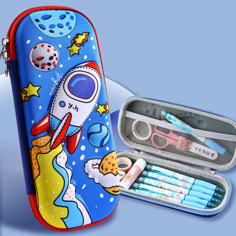 กล่องดินสอ 3D กระเป๋าดินสอ ผ้า PU+EVA ลายการ์ตูน ลายอเวนเจอร์ ผ้า PU จุของได้เยอะ สำหรับเด็ก ๆ - รูปที่ 2