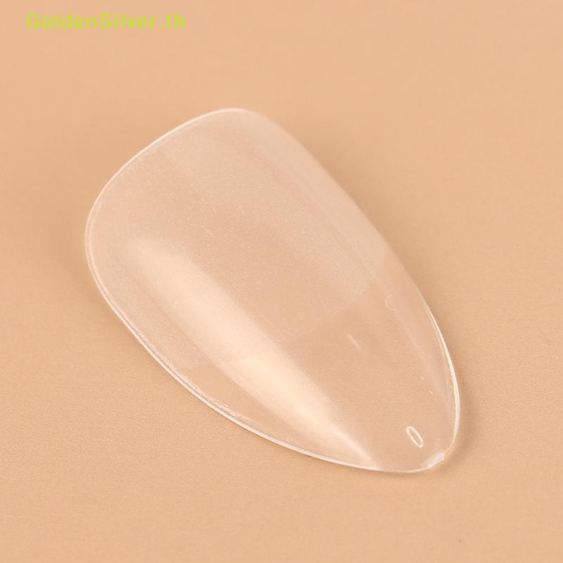 Goldensilver 240 ชิ้น/กล่องเล็บเคล็ดลับอุปกรณ์,คลุมทั้งหมดเล็บปลอมเคล็ดลับสําหรับเล็บอะคริลิคเจล,สั้นพิเศษอัลมอนด์เล็บเคล็ดลับสแควร์ขนาดกลาง TH - รูปที่ 6