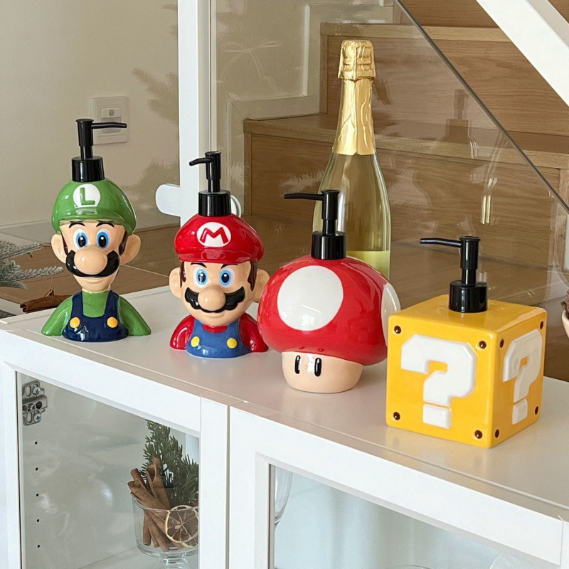 ขวดน้ำสบู่ Mario Series ขวดเปล่า Super Mario เจลทำความสะอาดมือขวดย่อย