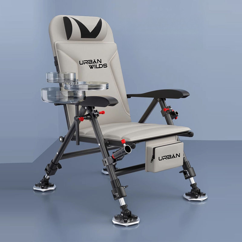 เก้าอี้ตกปลาสไตล์ยุโรปสำหรับทุกพื้นที่เก้าอี้ตกปลาขาพับได้เก้าอี้ตกปลาสไตล์ยุโรปตกปลาฤดูหนาวพร้อมเบาะน้ำหนักเบา