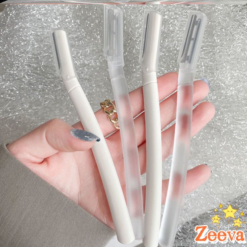 【มีสินค้าในสต๊อก】Zeeva ที่กันคิ้ว การแต่งทรงคิ้ว มีดโกนขนหน้า มีดตัดคิ้วสำหรับผู้เริ่มต้น eyebrow razor