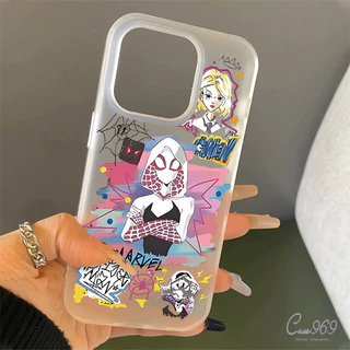 เคสไอโฟน สำหรับ IPhone 11 13 16 15 14 12 Pro Max 7Plus X XR XS 8Plus Max 7 8 Plus SE 2020 TPU เจ๋งอนิเมะ สไปเดอร์แมน เคส