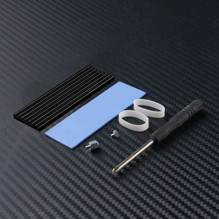 X068 ฮีทซิงค์ซิลิโคนแผ่นระบายความร้อน M.2 NVME โซลิดสเตตไดรฟ์ SSD พร้อมส่ง