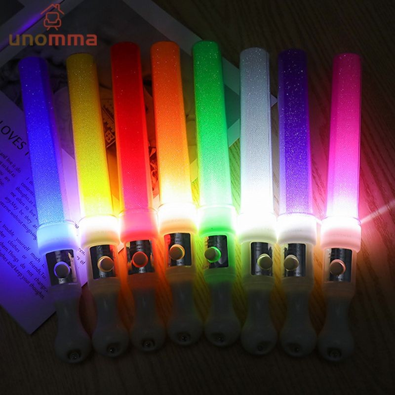 🎈แท่งเรืองแสง LED แท่งสั้นเรืองแสงแท่งกระพริบอุปกรณ์ประกอบฉากคอนเสิร์ตปาร์ตี้คอนเสิร์ต unomma - รูปที่ 5