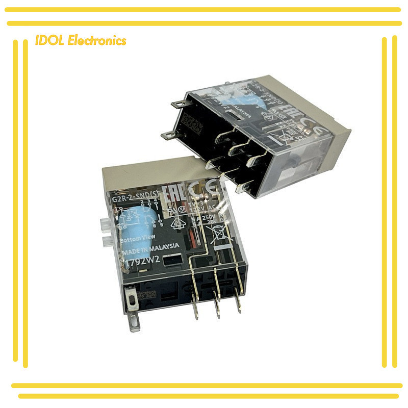ราคาถูก! รีเลย์ G2R-2-SND(S) DC24(L) G2R-2-SND(S)24VDC LED 12v 24v dc รีเลย์