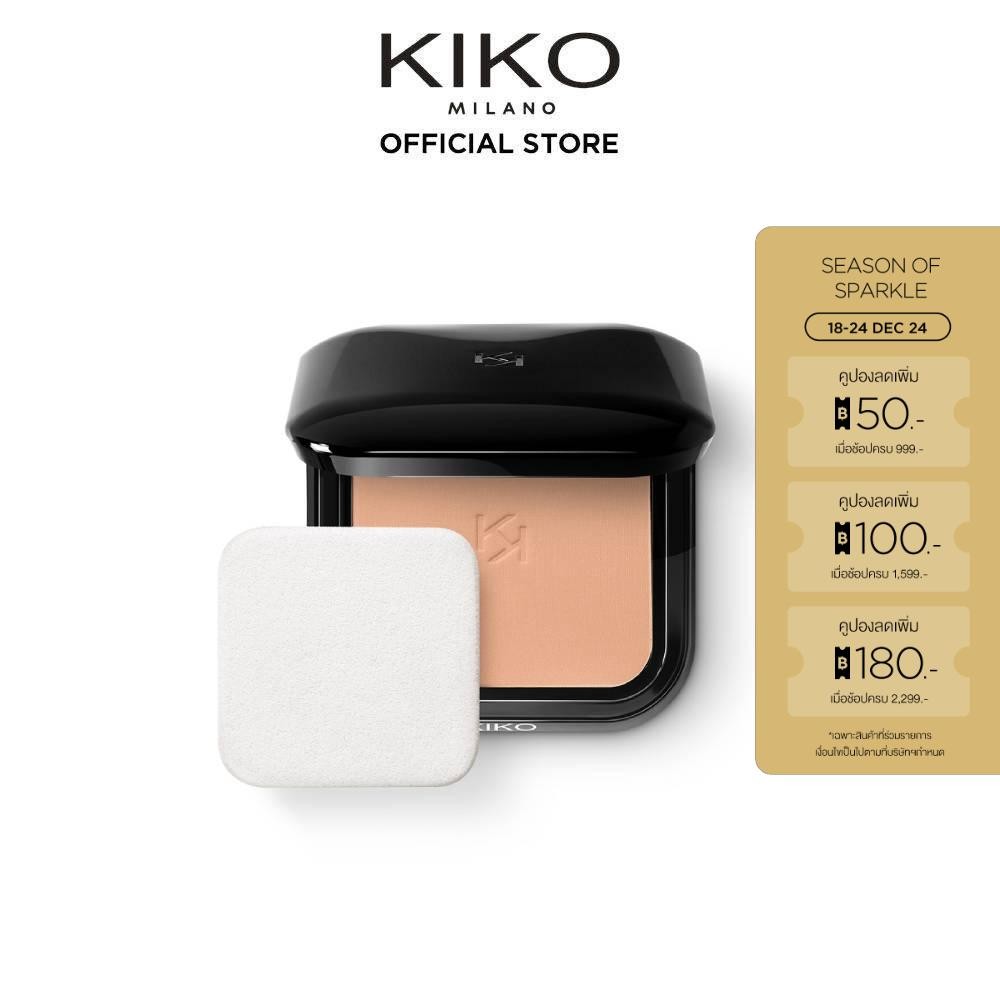 KIKO MILANO Full Coverage Blurring Powder Foundation ฟูล คัพเวอร์เรจ เบลอริ่ง พาวเดอร์ ฟาวน์เดชั่น (แป้งพับ ผสมรองพื้น)