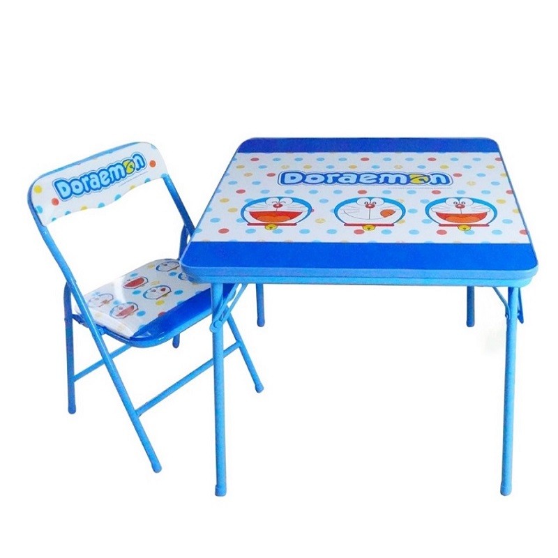 VINTAGE ชุดโต๊ะ+เก้าอี้ DORAEMON