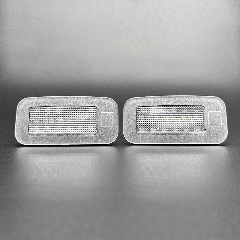 2 ชิ้นสําหรับ Lexus GS350 GS350h GS450h LS460 LS460L LS600H L สีขาว LED ป้ายทะเบียน