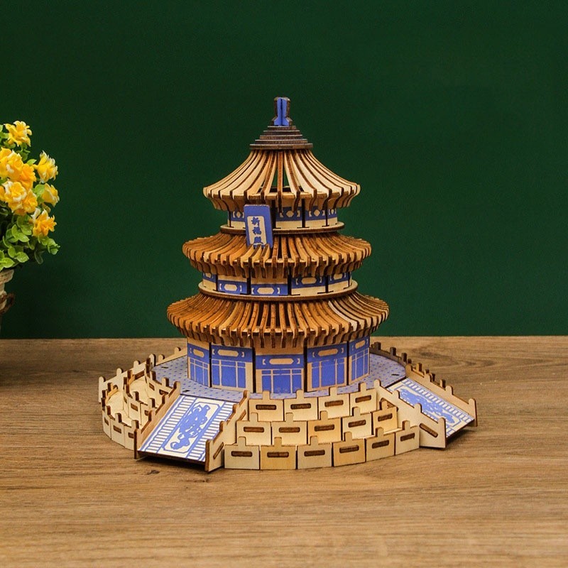 Laser Paradise Tower Model 3D Puzzle Toy