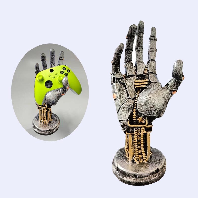 3d 2077 Cyberpunk Robot Bracket สําหรับสวิทช์ pro/PS4/PS5/Xboxs Series Gamepad HeadphoneGame Control