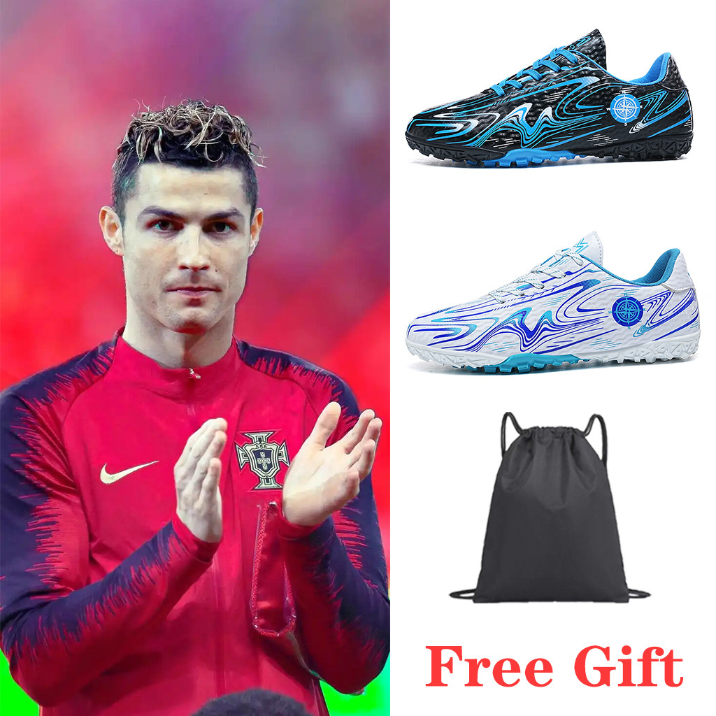 【 ⚡ ส่งจากไทย ⚡ 】 ⚽    รองเท้าฟุตบอล TF Futsal สําหรับผู้ชาย /ผู้หญิง Size:31-45