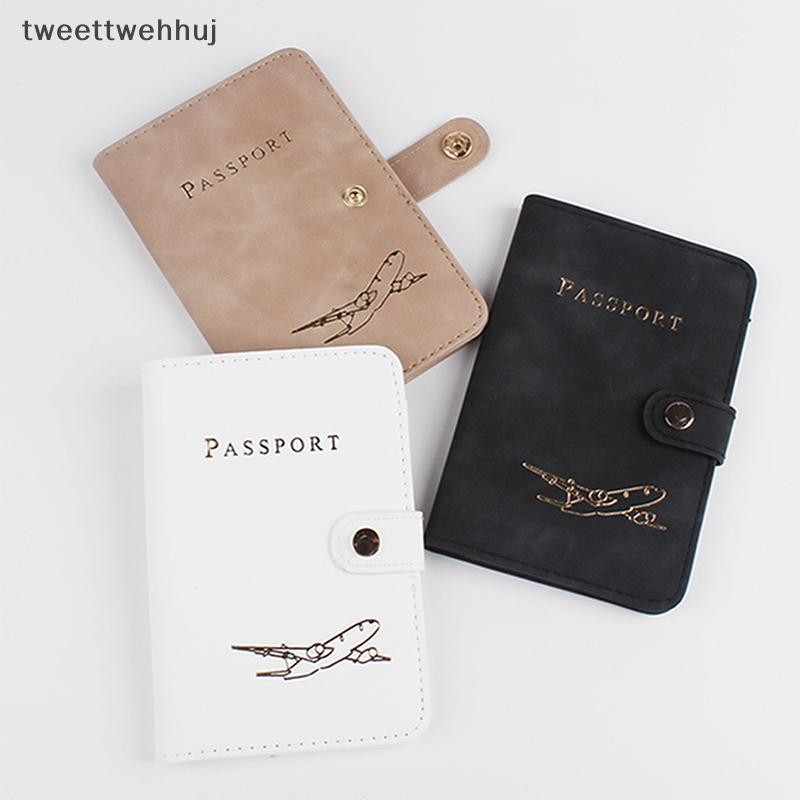 Tw กันน้ําผู้ถือหนังสือเดินทางครอบคลุมกรณีเดินทาง PU หนังบัตรเครดิตกระเป๋าสตางค์น่ารักหนังสือเดินทางหนังสือสําหรับผู้หญิง/ผู้ชายหนังสือเดินทางฝาครอบ huj