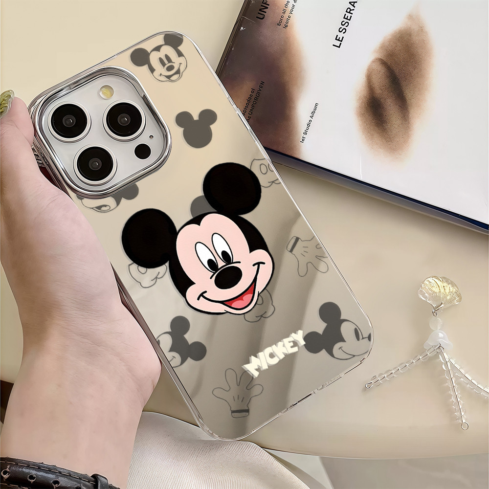 COD  เคส For iPhone 11 13 16 15 14 12 Pro Max เคสไอโฟน11 XS MAX XR 8 Plus Case เมาส์น่ารัก กระจก กรณีโทรศัพท์มือถือชุบ ราคา ถูกที่สุด ดีลบีเคเค แกลเลอรีภาพที่ 8