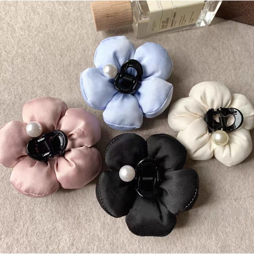 กิ๊บหนีบผม ลายดอกไม้ประดับมุก แฟชั่นมาใหม่ พร้อมส่ง