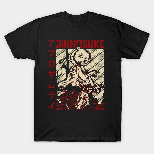 เสื้อยืด Vintage Jinno Afro Samurai T-Shirt แท้ Cotton 100% แฟชั่น น่ารัก ผ้าหนาทรงสวย