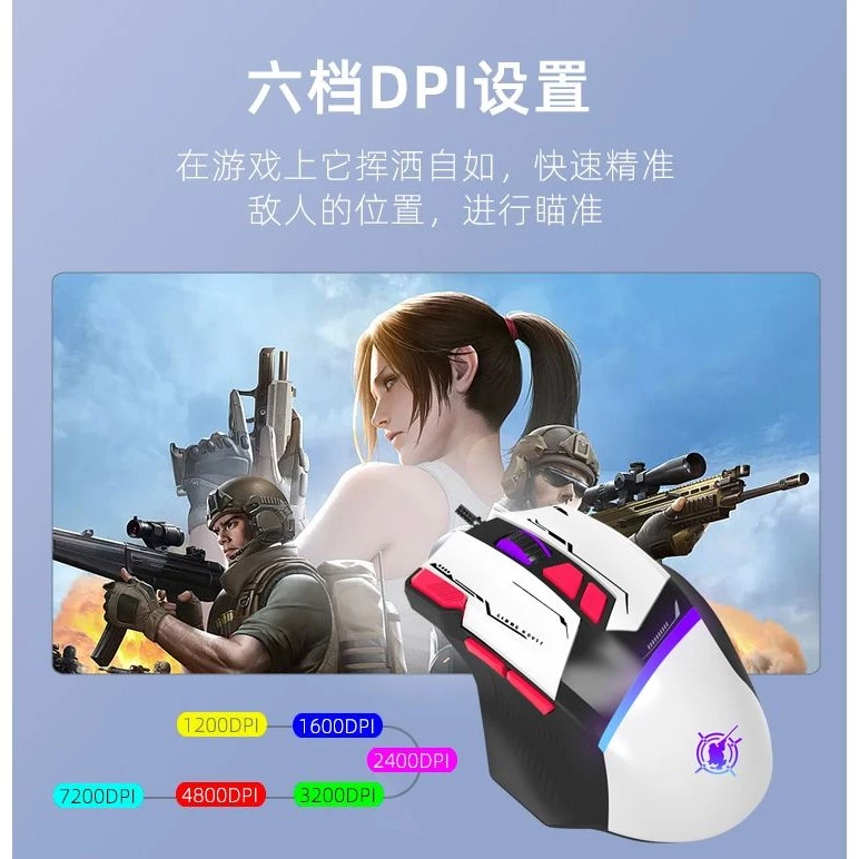 เมาส์เกมมิ่งแบบมีสาย มาโคร รุ่น 08.32 thumbnail 8