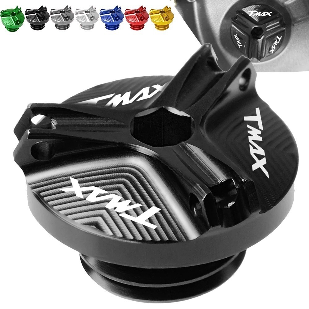 เหมาะสําหรับ Yamaha TMAX530 TMAX560 12-21 ปีติดตั้งเพิ่มเติม CNC ฝาครอบสกรูน้ํามันปลั๊กสกรูน้ํามัน