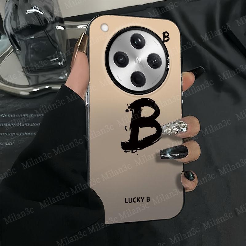 สําหรับ OPPO Find X8 กรณี OPPO ค้นหา X8 Pro กรณีกันกระแทกเคสโทรศัพท์ Lucky Letter Matte Hard เคสโทรศัพท์ฝาครอบ