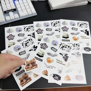 สติ๊กเกอร์ PVC สติ๊กเกอร์ไดคัท สติกเกอร์ กันน้ำ sticker PVCหมี เกาหลี ติดเคส โน๊ตบุ๊ค เคสไอแพด สติกเกอร์ตกแต่ง