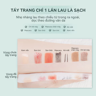 PinPunk Moisturizing Makeup Removing Wipes แพ็คเดียวเป็นมิตรกับการเดินทาง