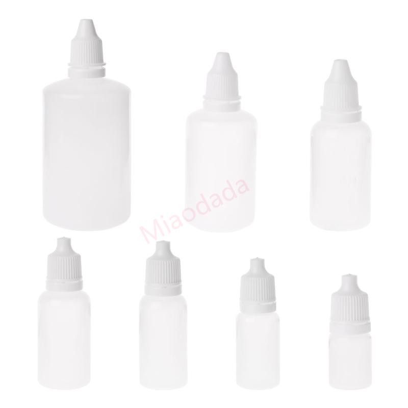 MDD Eye Liquid Dropper Bottle Squeezable Dropper Bottle แต่งหน้าอิเล็กทรอนิกส์