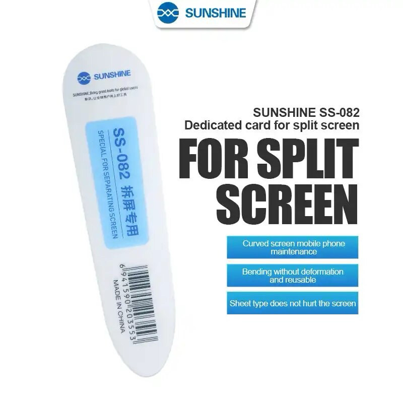 แผ่นพลาสติกแกะเปิดปิดหน้าจอ LCD SUNSHINE รุ่น SS-082 สำหรับการถอดหน้าจอโทรศัพท์มือถือ – โปรปัง