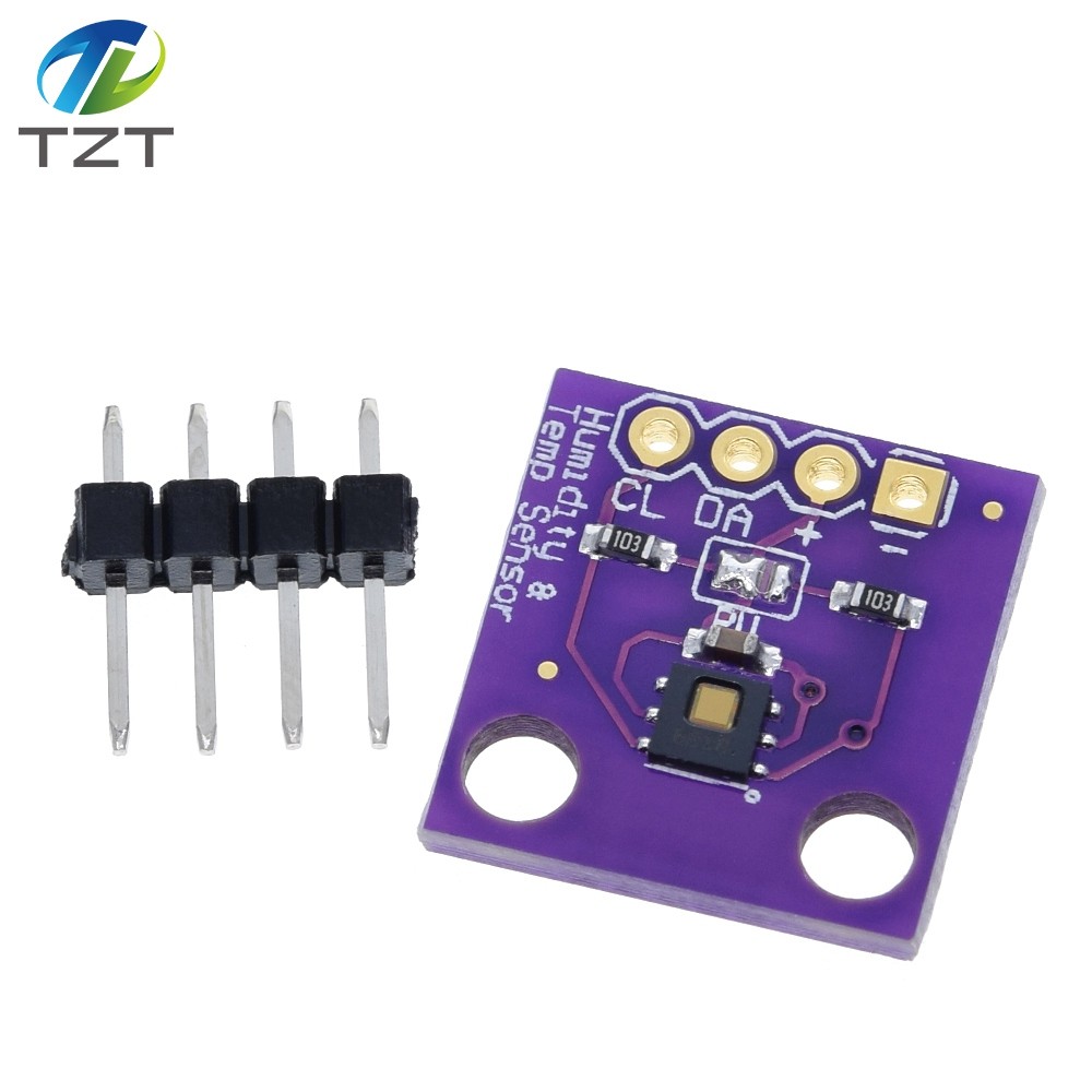 โมดูล HDC1080 พลังงานต่ํา GY-213V-HDC1080 โมดูลตรวจจับความชื้นแบบดิจิตอลความแม่นยําสูงพร้อมโมดูลตรวจ