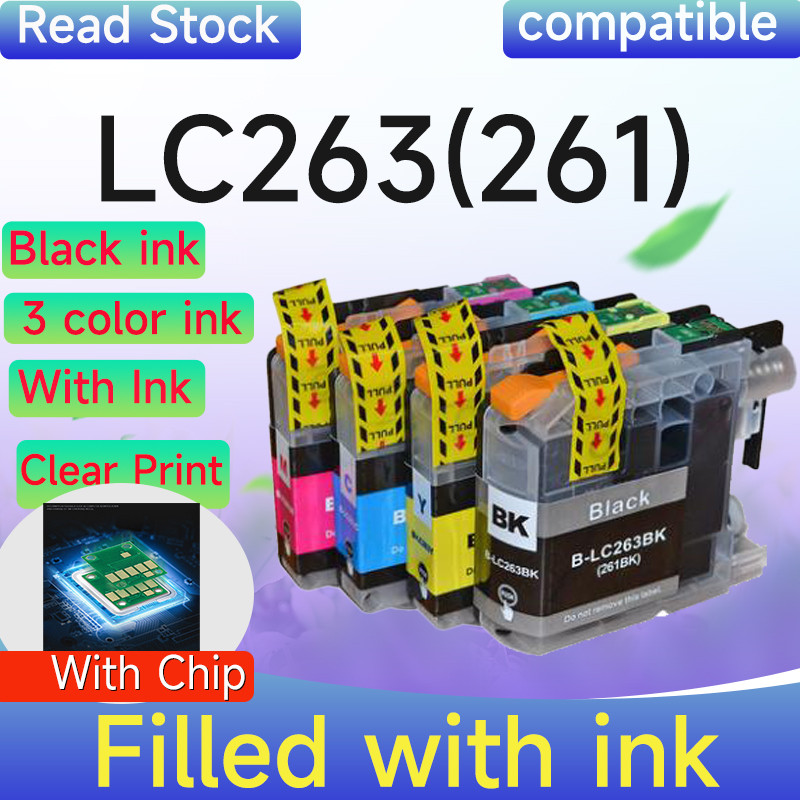 Compatibel Brother LC261 LC263 LC263BK CMY สําหรับ DCP-J562DW MFC-J480DW J680DW J880DW