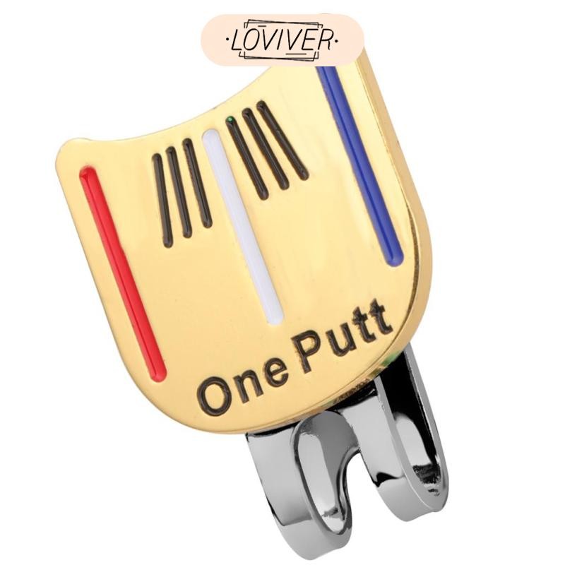 Golf Clip Ball Marker สําหรับ Golf Visor Golf ของขวัญอุปกรณ์เสริม One Putt