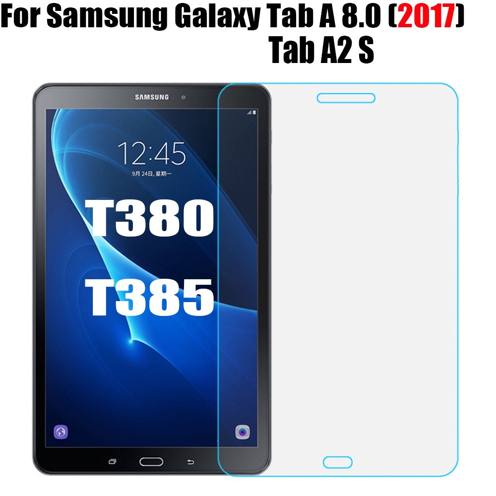 สําหรับ Samsung Galaxy Tab A 8.0 (2017) SM-T380 SM-T385 Anti-scratch HD ฟิล์มกระจกนิรภัยสําหรับ Galaxy Tab A2 S 8 นิ้ว T380 T385 ป้องกันหน้าจอฟิล์ม