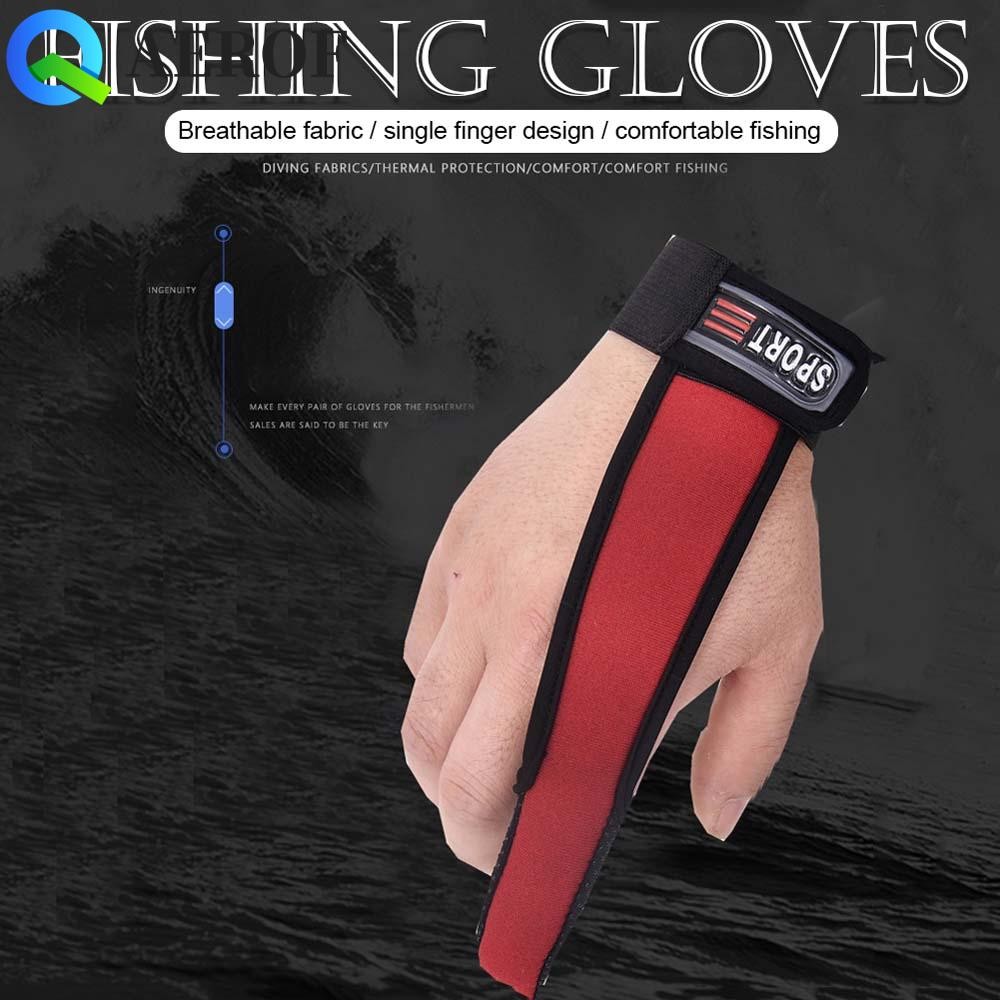 AEROF One Finger Casting ถุงมือ Fishermen กลางแจ้ง Bare ปลายนิ้วเครื่องมือตกปลาสายควบคุมถุงมือ Surfcasting อุปกรณ์ป้องกันนิ้วเดี่ยว