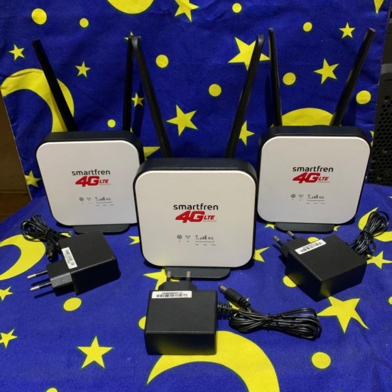 Smartfren 4G LTE Wi-Fi Box C17Y1A Wifi Modem Router ปลดล็อค 4G LTE B5B40 8502300MHz (Unit & Adapter)