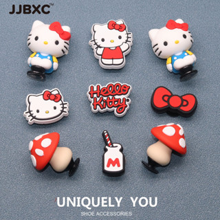 JJBXC ตัวติดรองเท้า charm หัวเข็มขัด 3D เห็ด KT ขวดนม น่ารัก…