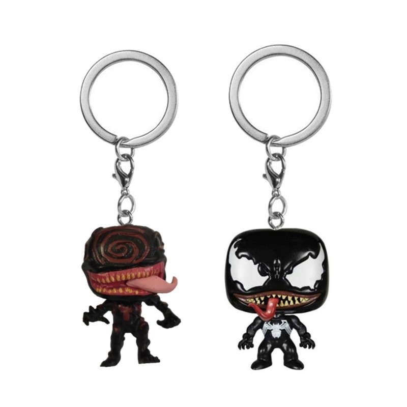 Venom พวงกุญแจ POP ดีไซน์ใหม่ Corrupted Venom หุ่นโมเดลพวงกุญแจคอลเลกชัน