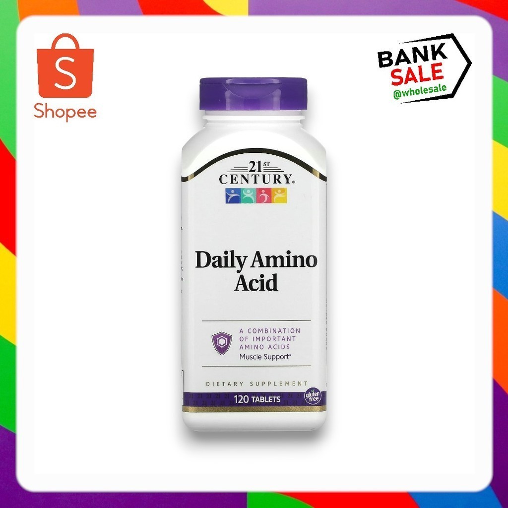 21st Century, Daily Amino Acid, 120 Tablets  กรดอะมิโนประจำวัน บรรจุ 120 เม็ด