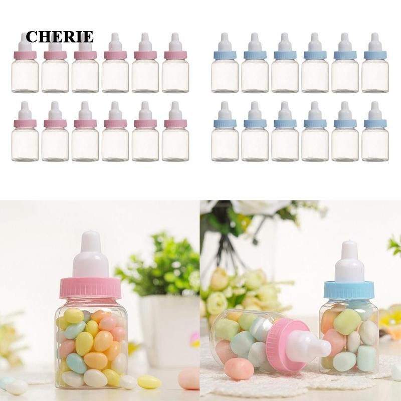 [Chery] 12X Baby Shower Gift Candy Bottle Box for Baptism Christening Brithday