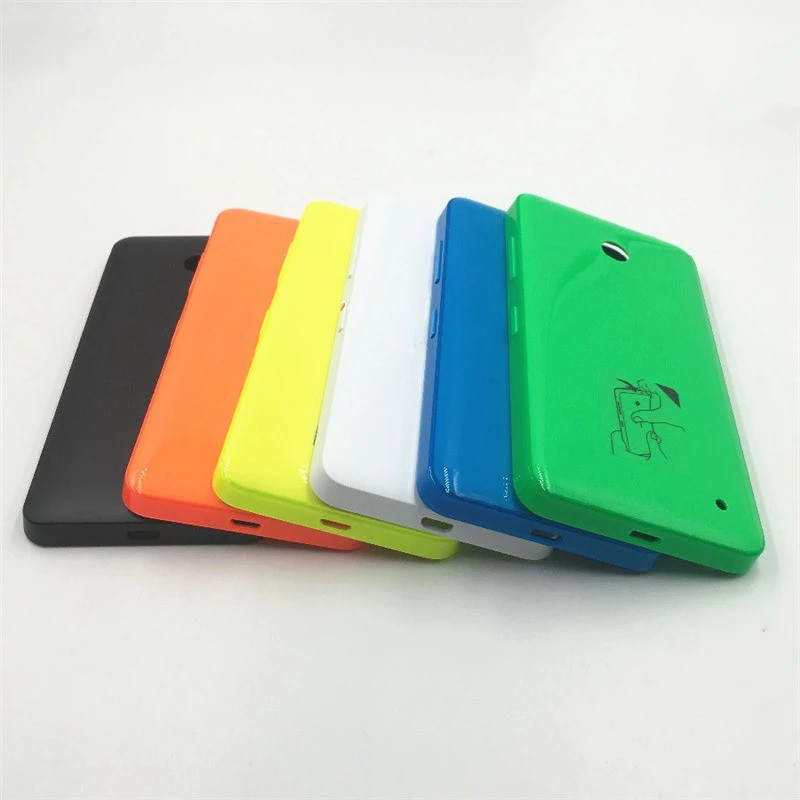 เคสฝาหลังสำหรับ Nokia Lumia 630เปลี่ยนฝาครอบแบตเตอรี่สำหรับ Nokia Lumia 630พร้อมปุ่มด้านข้าง