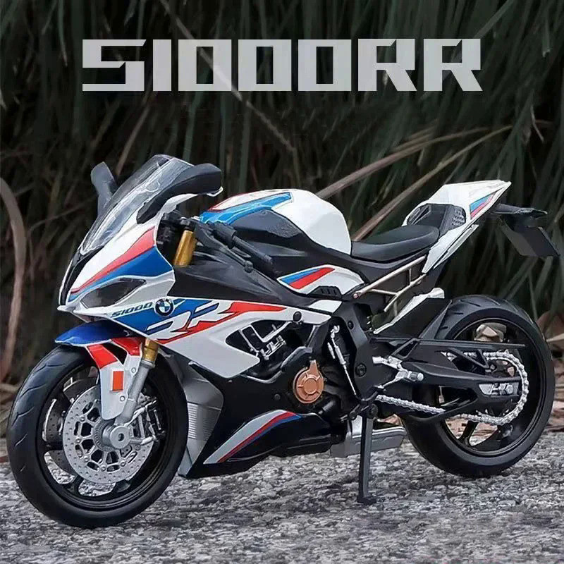 1/12 BMW S1000RR Motorcycle Toy 1:12 RMZ City Diecast Metal Racing Model Super Sport Miniature Colle