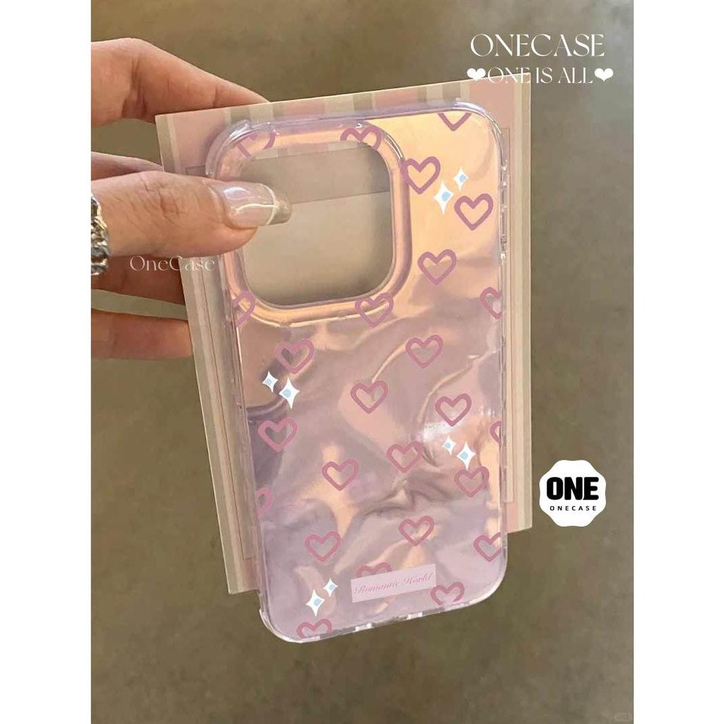 รัก เคสคู่ เคสไอโฟน11 สำหรับ IPhone 17 13 16 12 15 11 Pro Max XS XR X 7Plus 8Plus Max 7 6 6S 8 Plus SE ระลอกคลื่นน้ำ เคส