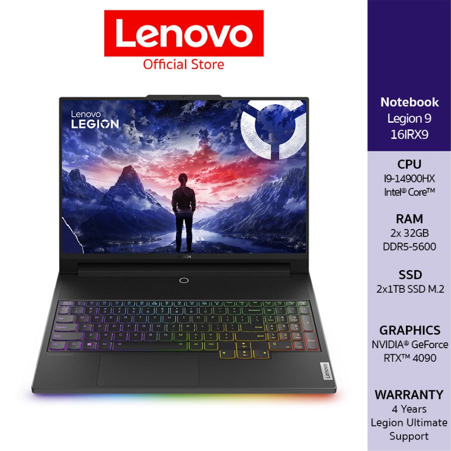 LENOVO LEGION 9 16IRX9(83G0003TTA)NOTEBOOK INTEL I9-14900HX NVIDIA GEFORCE RTX 4090