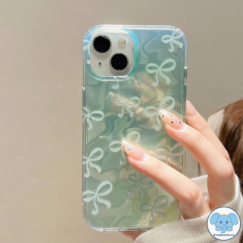 เต็มจอแฟชั่นโบว์เคส OPPO A15 A17 A7 A60 A16K A1K A38 A3s A98 A58 A9 A78 A57 A31 Reno 5 11 10 6 8T เงาลูกฟูก TPU นุ่มเคส