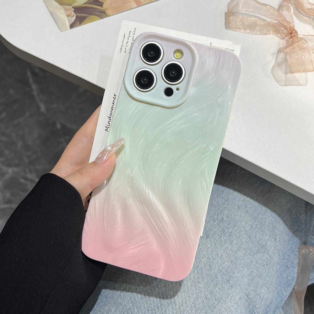 เคสโทรศัพท์ซิลิโคนพับได้แบบแฟชั่นสำหรับ iPhone 14 13 12 11 15 16 Pro Max i16 Plus เคสนิ่มกันกระแทกพร้อมฝาครอบโทรศัพท์