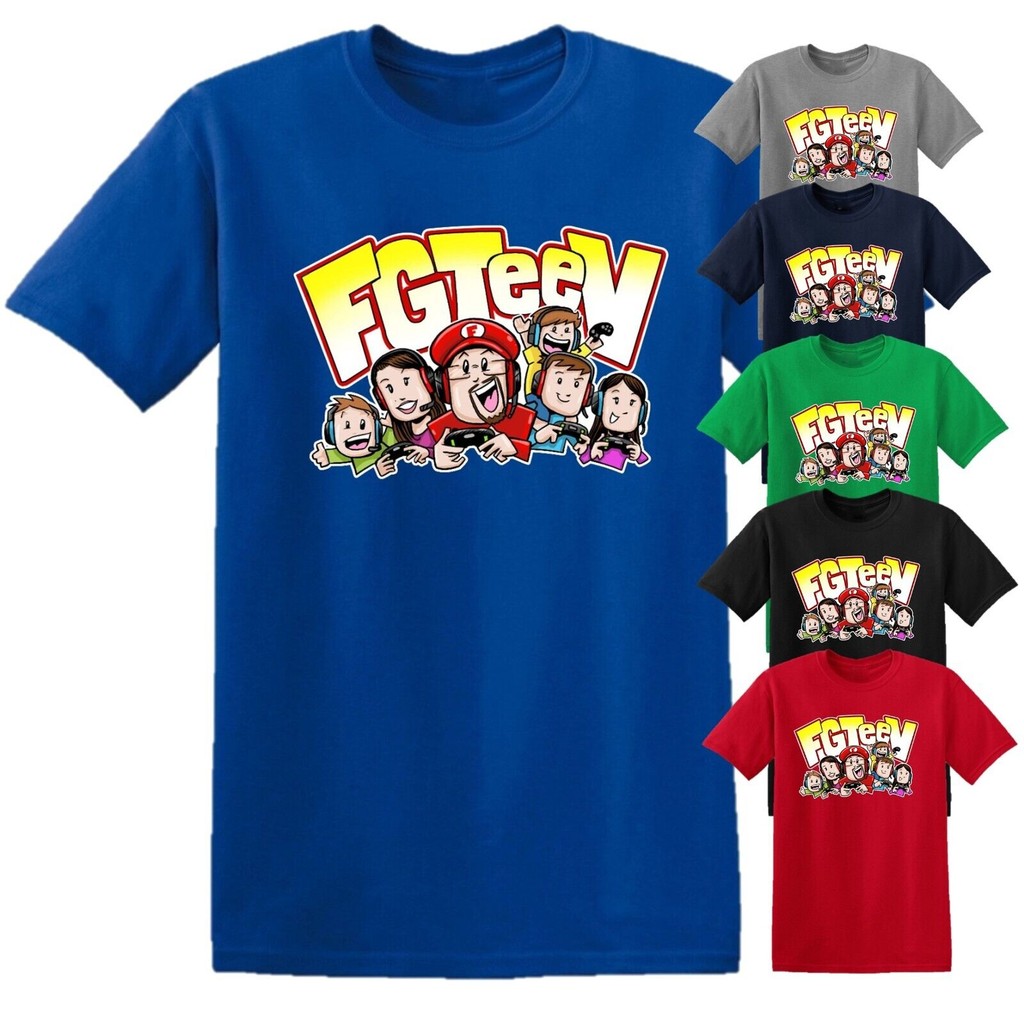 Gurkey FUNnel Vision เสื้อยืด FGTeeV Gaming Top Family