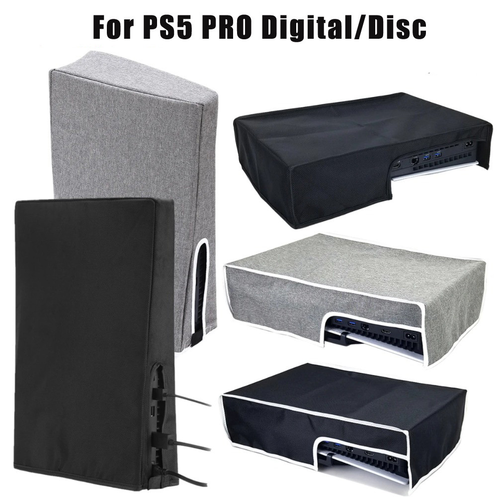 ฝาครอบกันฝุ่นสําหรับ PS5 Pro Digital & Disc คอนโซล Anti-scratch ป้องกันผ้า Oxford กันฝุ่นสําหรับ Playstation 5 Pro เกมอุปกรณ์เสริม